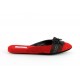 women's slippers TRIANON regal red suede